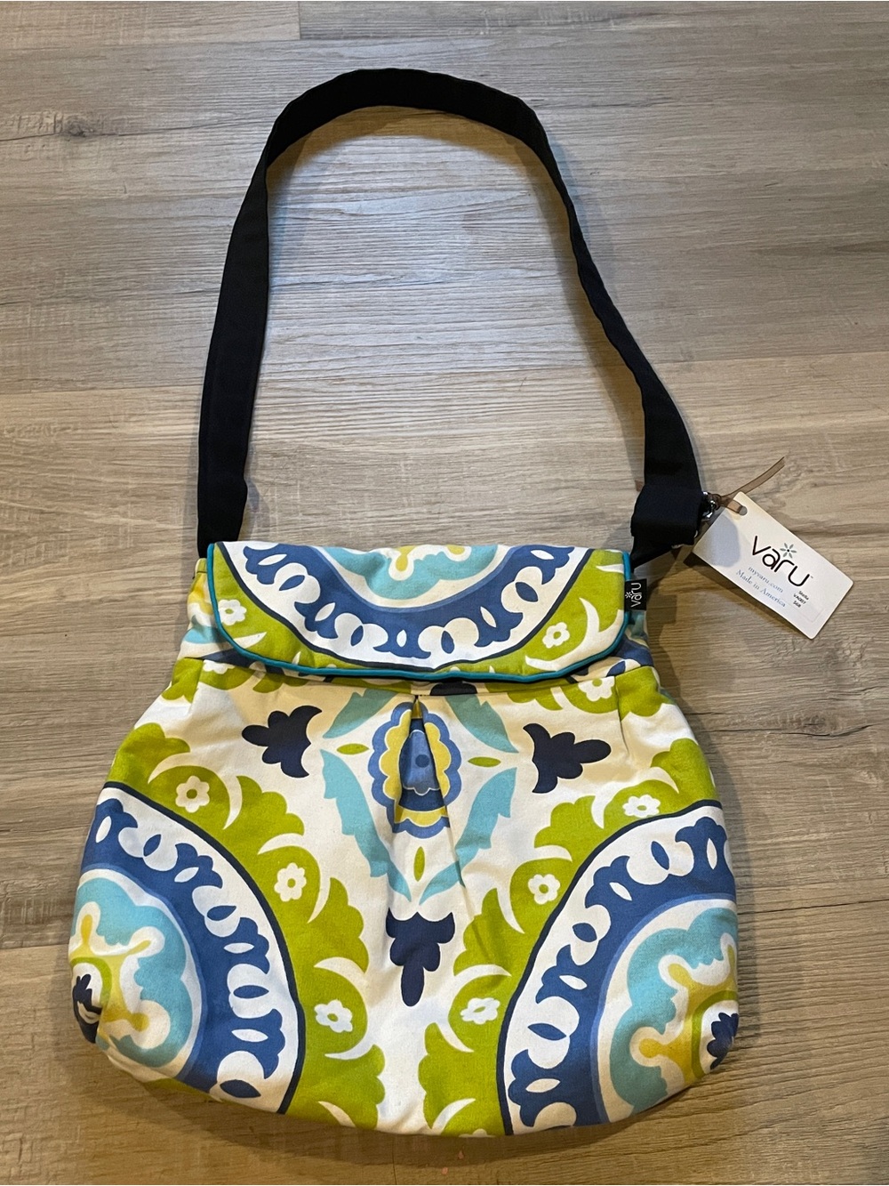 Varu slouchy crossbody bag STELLA VA007 NEW green/blue